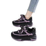Breakj Old Dad Shoes Women 2025 Autumn New Hong Kong-Style Sports Shoes Daily Commute Black And White Casual