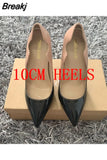 Curl Upper Women Patent Pointed Toe Stiletto High Heels Sexy Ladies Party Dress Shoes Club Dance Pumps Plus