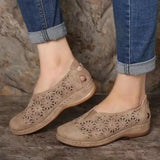 Breakj Asia's New Women's Shoes 2025 Women's Shoes Hollow Slope And Large-Size Hot Women's Single
