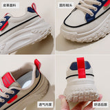 Breakj Korean Version Of The New Dad Shoes Female Spring 2025 Student Running Sports Platform Increased Casual Shoes Female
