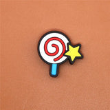 Sale 1pcs Food Series Shoe Charms Carrot Shoe Buckle Accessories Pineapple Shoe Decorations fit Croc JIBZ Kid's X-mas
