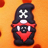 Christmas Party Croc Charms Buckle Cute Santa Cosplay Designer PVC Shoe Accessorie Clog Decorations fit Croc Jibz Kids