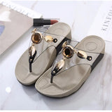 2019new women summer Comfortable Breathable Flat sandals shoes woman Transparent Crystal casual beach