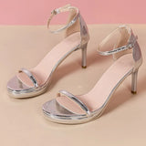 Breakj Women 2025 Spring And Summer New Word With Waterproof Table Thick Bottom Thin And Black Sexy Temperament High