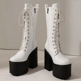 Women Ankle Boots 2023 Winter Brand Design Great Quality Gothic Style Comfy Cool Street Women Shoes Boots Big Size