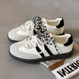 Breakj Large-Size Women's Shoes 2025 New Retro Student Board Shoes Korean Version Of The Little White Shoes