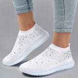 Women's Sneakers Breathable Casual Shoes Comfy Sneakers Women Mixed Colors Summer Sock Shoes Femme Big Size Zapatos