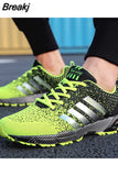 Men Outdoor Sneakers Summer Breathable Shoes for Men Lightweight Sneakers Comfortable Sports Walking Training Running