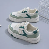 Breakj 2025 Small White Shoes Female New Korean Version Ins Female Students Taller Platform Sports Board Shoes Casual Shoes Tide