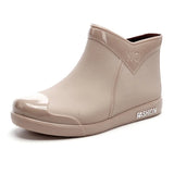 Women 2021 Fashion Non Slip Rain Boots Tube Rain Boots for Women Waterproof Work Water Shoes Botas De Caza