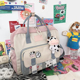2021 backpack female NEW Multifunctional women college student School backpack Fashion nylon kawaii shoulder bags Women's