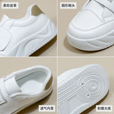 Breakj Spring Small White Shoes New Korean Version Ins Female Student Platform Heighten Sports Board Shoes Casual Street Shot