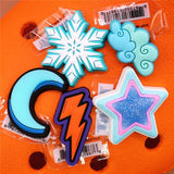 Space Alien Designer Shoe Charms 5pcs/lot Croc Buckle Accessories Luxury Rainbow Sun Clog Dog Jewelry Decorations
