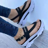 NEW Sandals Women Summer Flip Flops Outdoor Casual Platform Sandals Ladies Plus Size Wedges Beach Sandalias De Las