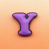 PVC Capital English Letters Shoe Charms Shoes Accessories Croc Shoe Buckle Decorations Ormaments fit JIBZ Party Kid's