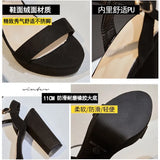 Fashion Summer Sexy Women's High Heel Sandals 11 Cm Dance Shoes Party High Heels Women's Platform Sandals Open