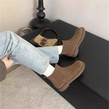 Slim And Comfortable ~ Casual Platform Snow Boots Women's Low-Slip Cotton Boots And Fluffy