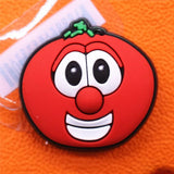 Cartoon Potato Tomato Balsam Pear PVC Buckle Shoe Accessories Decorations Jibz for Croc Charms Shoes fit Bracelet Kids