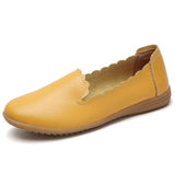 Genuine Leather Women's Casual Shoes Breathable Loafers Slip-on Ultrasoft Moccasins Nursing Shoes For Women Zapatos