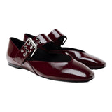 Breakj Black Ribbon With Buckle Mary Jane Flat-Bottomed Ballet Shoes New Flat-Heeled Round Head Shallow Single Shoe