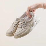 Breakj Small White Shoes Students Korean Version Female 2024 Autumn New Platform Increased Breathable Casual Shoes Street Shot