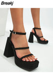 Platform High Heels Women Sandals 2023 Brand New Spring Summer Fashion Office Lady Women Shoes Sandals Walking
