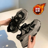 Breakj New Dad Shoes Female Sneakers Versatile Fashion Breathable Super Tall Small Four Seasons