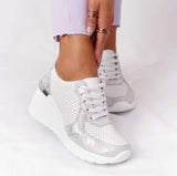 Spring Autumn Women Casual Walking Shoes Height Increasing Sport Wedge Shoes Air Cushion Comfortable Sneakers Zapatos De