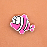Lovely Animals PVC Shoe Charms Accessories Starfish Croc Shoe Buckle Decoration Shoe Ormaments fit JIBZ Party Kid's