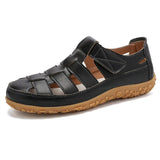 Breakj Summer Cave Shoes Women Ultra-Light Sandals Flats Casual Mother Shoes Large Beach Flats Elderly Nurses In The