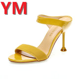 2020 Summer heel High Heels Sandals 8CM lady Pumps classics slip on Shoes Sexy Women party shoes Wedding