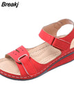 Women Sandals Soft Stitching Ladies Sandals Comfortable Flat Sandals Women Open Toe Beach Shoes Woman Footwear Sandalias