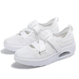 Breakj Summer New Air-To-Gases Hot Air Cushion Women's Single Shoes Thick-Soled Air Cushion Women's Casual Shoes Magic