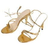 Breakj Thin-Heeled Winding With Sandals Summer New Women's Shoes Station Sexy High-Heeled