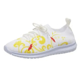 Printed Breathable Sneakers for Women 2023 New Lace Up Non Slip Tennis Shoes Woman Platform Sport Sneaker Plus Size