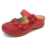 Fashion Sandals Flat Ladies Flower Sandals Comfortable Female Soft Bottom Shoes Leisure ladies Hollow Out Light