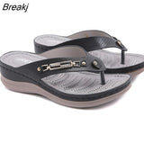 Summer Shoes Women Slippers Flip Flops Soft Comfortable Women Slippers Thick Sole Holiday Beach Shoes