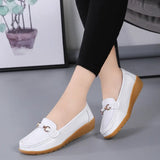 Women Flat Shoes Autumn Woman Loafers Female Slip On Women's Sneakers Shoes Luxury Brand Moccasins Leather Zapatos