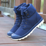Spring Autumn Shoes Men Boots Canvas Shoes Breathable High top Mens Boots Male Brand Ankle Botas Army Green