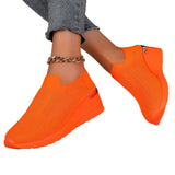 Breakj Women's Shoes In The Spring And Summer Of 2025 New Flying Mesh Shoes Children Leisure Sports Slopes And Thick-Soled Single