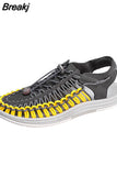 Men Shoes High Quality Handmade Mens Sandals Summer Soft Non-slip Gladiator Sandals Men Hiking Beach Platform