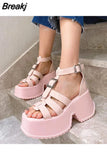 High Heels Women's Slippers2023 Summer Hot Fashion Open Toe Sandal Simply Causal Leather Sandal Slippers Outdoor