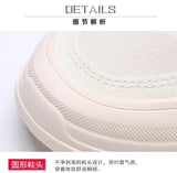 2023 Spring New Student Wild Knight Short women Boots Short Tube High Top Small Short Boots Canvas Shoes