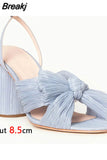 2023 Summer Woman Sandals Super High Heel With Butterfly-knot Sweet Lady Office Woman Sandals Shoes Plus Size