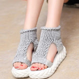 Platform Sandals Women New Gladiator Sandals Summer Flat Shoes Thick Heels Ladies White Sandalias Casual Zapatos