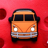 PVC Croc Shoe Charms Red Heart Cake Van Ice Cream Cart Slippers Decorations Accessories for Jibz Kids Party Gifts