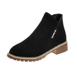 Hot Fashion Women New Boots Autumn Winter Boots Classic Zipper Snow Ankle Boots Winter Suede Warm Fur Plush Women