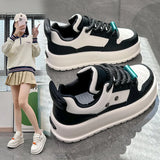 Breakj White Shoes Women 2023 New Fall Student Korean Version Versatile Casual Ins Trendy Platform Fashion Shoes