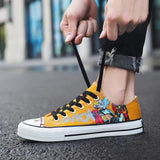 Spring Autumn New Women Canvas Shoes Leopard Fashion Sneakers Low-cut Shoes Woman High Quality Classic