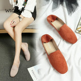 Flat-bottom Square Toe women shoes 2019 new Spring Autumn shoes woman Concise College British wind lazy ladies